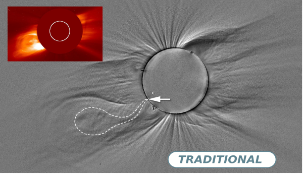 Serendipitous observation of a coronal mass ejection during the total solar eclipse of 14 December 2020